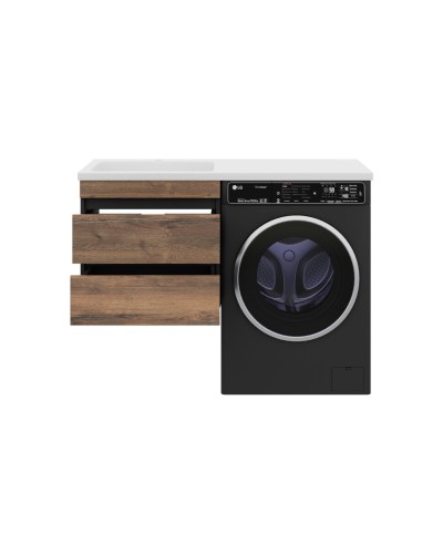 Коломбо - 60 Тумба под стиральную машину подвесная 2 ящ. / раковина левая