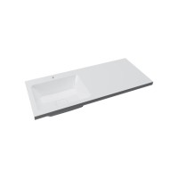 Коломбо - 60 Тумба под стиральную машину подвесная 2 ящ. / раковина левая