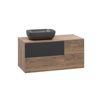 Коломбо -100 Тумба подвесная 2 ящ. с отталк. лев. / раковина