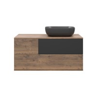 Коломбо -100 Тумба подвесная 2 ящ. с отталк. прав. / раковина