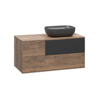 Коломбо -100 Тумба подвесная 2 ящ. с отталк. прав. / раковина