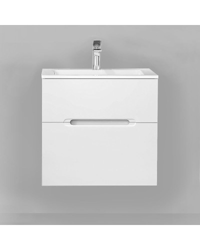 Тумба под раковину Jorno Modul 65 Mоl.01.62/P/W подвесная Белый глянец