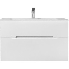 Тумба под раковину Jorno Modul 100 Mоl.01.97/P/W подвесная Белый глянец