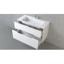 Тумба под раковину Jorno Modul 100 Mоl.01.97/P/W подвесная Белый глянец