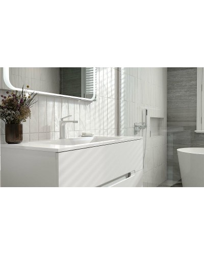 Тумба под раковину Jorno Modul 100 Mоl.01.97/P/W подвесная Белый глянец