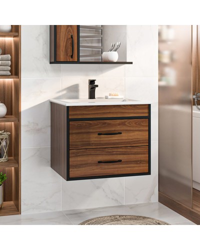 Кедр - 60 Тумба подвесная с 2 ящ. / раковина