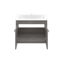 Пайн - 60 Тумба прямая подвесная (Дуб Уайт Ревер) / раковина