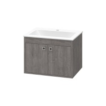 Пайн - 60 Тумба прямая подвесная (Дуб Уайт Ревер) / раковина