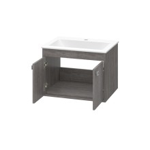 Пайн - 60 Тумба прямая подвесная (Дуб Уайт Ревер) / раковина