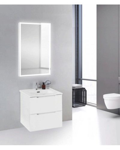 Тумба под раковину BelBagno ETNA 39-600/390-2C-SO-BL-P подвесная Bianco Lucido