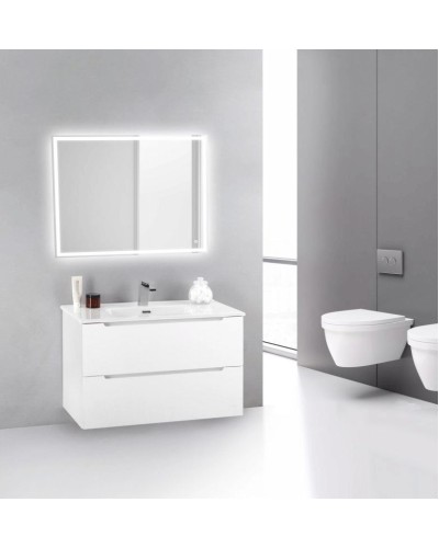 Тумба под раковину BelBagno ETNA 39-700/390-2C-SO-BL-P подвесная Bianco Lucido