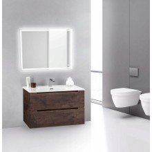 Тумба под раковину BelBagno ETNA 39-700/390-2C-SO-RW-P подвесная Rovere Moro