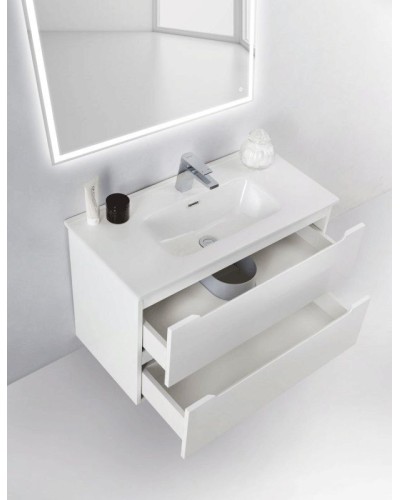 Тумба под раковину BelBagno ETNA 39-800/390-2C-SO-BL-P подвесная Bianco Lucido