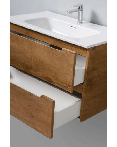 Тумба под раковину BelBagno ETNA 39-800/390-2C-SO-RN-P подвесная Rovere Nature