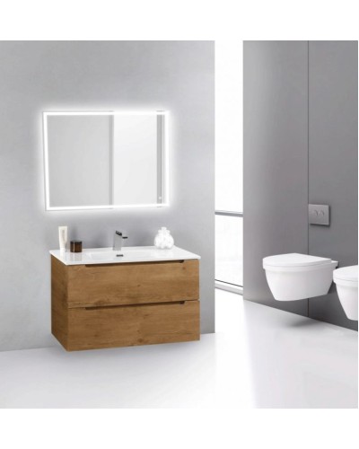 Тумба под раковину BelBagno ETNA 39-800/390-2C-SO-RN-P подвесная Rovere Nature