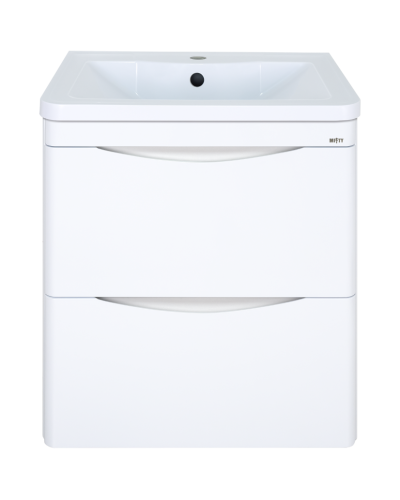 Атлантик - 60 Тумба подвесная с 2 ящ. закруг. края