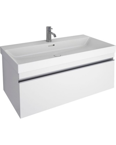 Тумба под раковину Dreja Grace 90 99.0903 подвесная Белый глянец