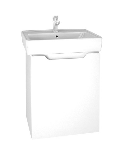 Тумба под раковину Dreja Eco Mini 50 99.1201 подвесная Белая