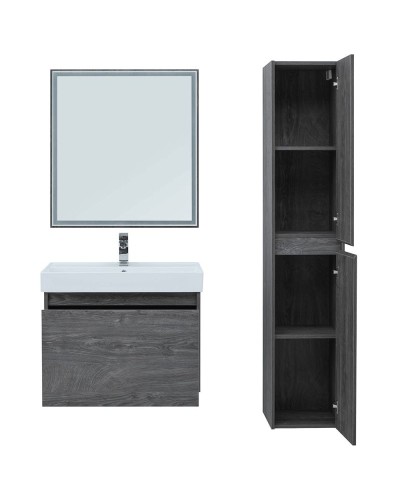 Тумба под раковину Aquanet Nova Lite 75 242274 подвесная Дуб рошелье