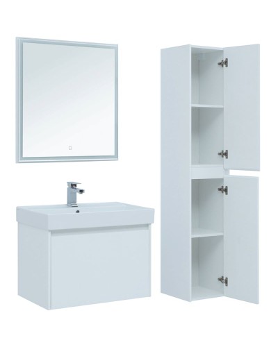 Тумба под раковину Aquanet Nova Lite 75 242275 подвесная Белая