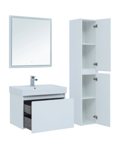 Тумба под раковину Aquanet Nova Lite 75 242275 подвесная Белая