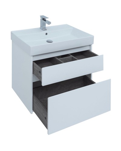 Тумба под раковину Aquanet Nova Lite 75 242272 подвесная Белая