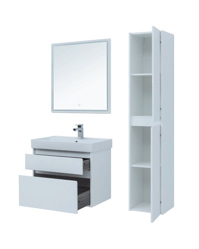 Тумба под раковину Aquanet Nova Lite 75 242272 подвесная Белая