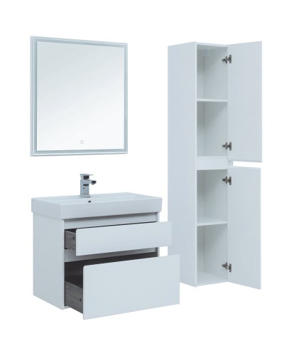 Тумба под раковину Aquanet Nova Lite 75 242272 подвесная Белая