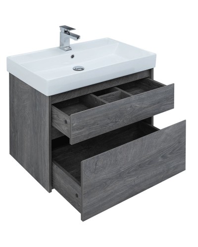 Тумба под раковину Aquanet Nova Lite 75 242273 подвесная Дуб рошелье