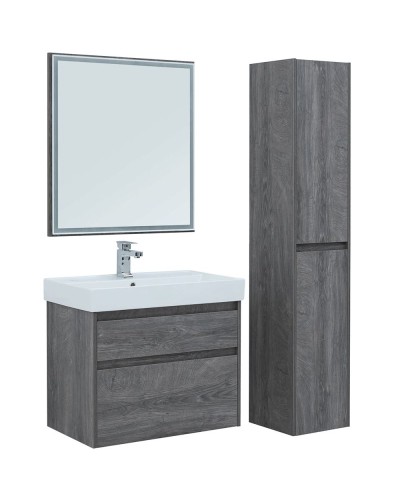 Тумба под раковину Aquanet Nova Lite 75 242273 подвесная Дуб рошелье