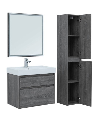 Тумба под раковину Aquanet Nova Lite 75 242273 подвесная Дуб рошелье