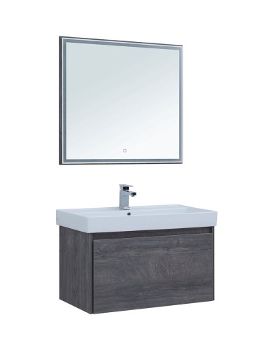 Тумба под раковину Aquanet Nova Lite 90 242269 подвесная Дуб рошелье