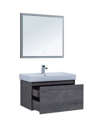 Тумба под раковину Aquanet Nova Lite 90 242269 подвесная Дуб рошелье