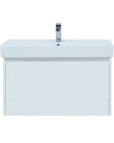 Тумба под раковину Aquanet Nova Lite 90 242257 подвесная Белая