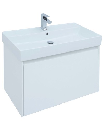 Тумба под раковину Aquanet Nova Lite 90 242257 подвесная Белая