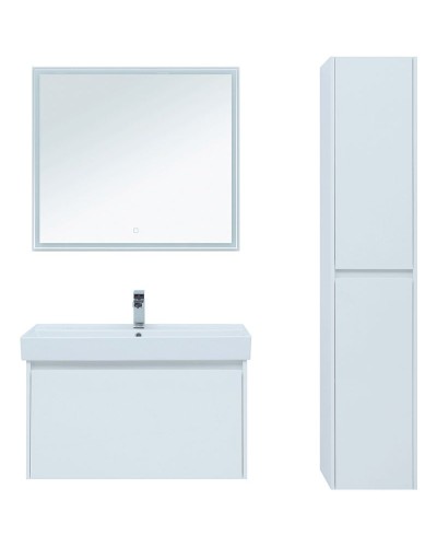 Тумба под раковину Aquanet Nova Lite 90 242257 подвесная Белая