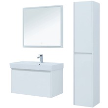 Тумба под раковину Aquanet Nova Lite 90 242257 подвесная Белая