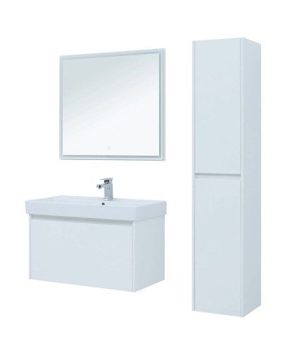 Тумба под раковину Aquanet Nova Lite 90 242257 подвесная Белая