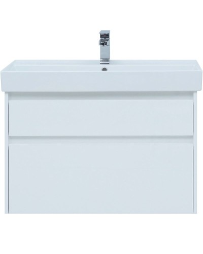 Тумба под раковину Aquanet Nova Lite 90 242268 подвесная Белая