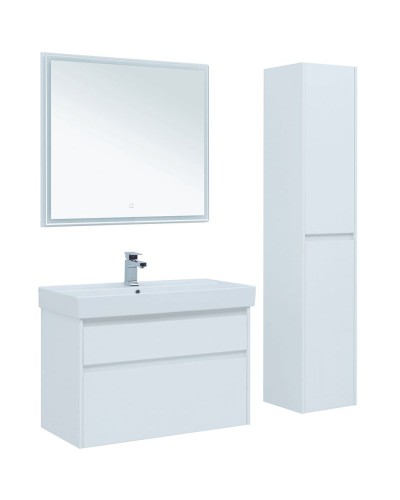 Тумба под раковину Aquanet Nova Lite 90 242268 подвесная Белая