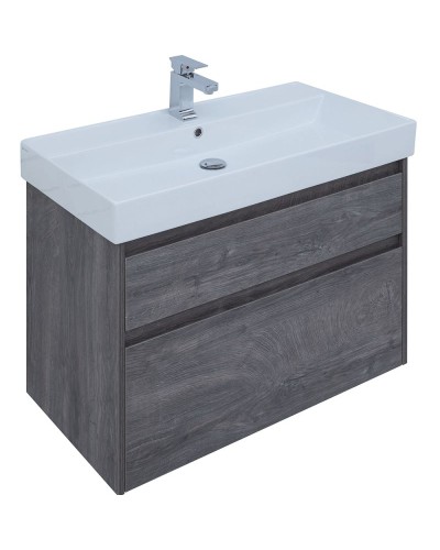 Тумба под раковину Aquanet Nova Lite 90 242267 подвесная Дуб рошелье