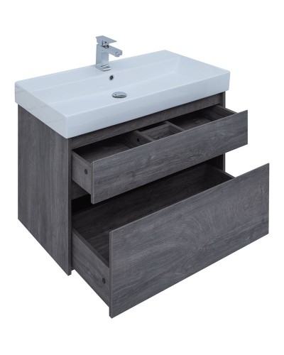 Тумба под раковину Aquanet Nova Lite 90 242267 подвесная Дуб рошелье