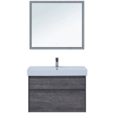 Тумба под раковину Aquanet Nova Lite 90 242267 подвесная Дуб рошелье