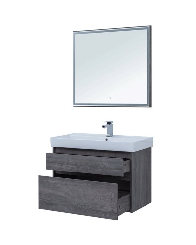 Тумба под раковину Aquanet Nova Lite 90 242267 подвесная Дуб рошелье