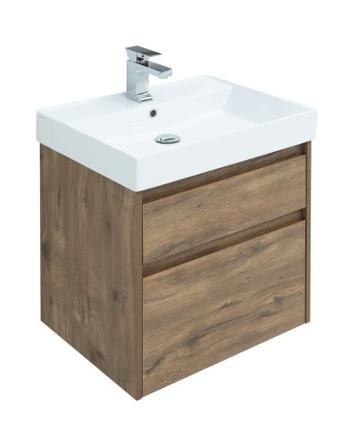 Тумба под раковину Aquanet Nova Lite 60 249512 подвесная Дуб рустикальный
