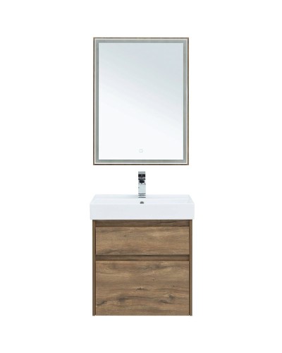 Тумба под раковину Aquanet Nova Lite 60 249512 подвесная Дуб рустикальный