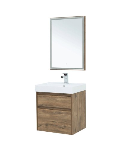 Тумба под раковину Aquanet Nova Lite 60 249512 подвесная Дуб рустикальный