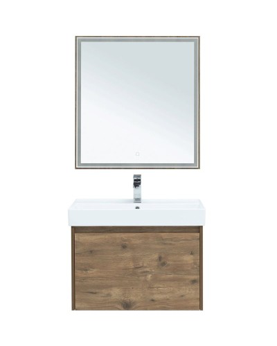 Тумба под раковину Aquanet Nova Lite 75 249514 подвесная Дуб рустикальный