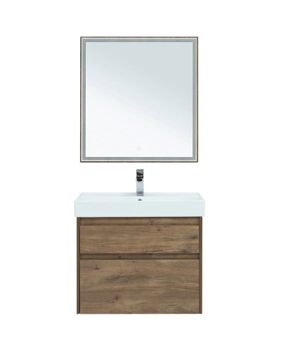 Тумба под раковину Aquanet Nova Lite 75 249515 подвесная Дуб рустикальный