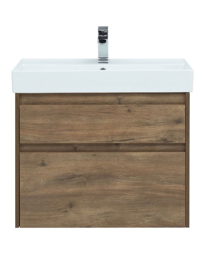 Тумба под раковину Aquanet Nova Lite 75 249515 подвесная Дуб рустикальный